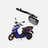 Ather 450X Foot Rest (Rear Left | Black) Made of Heavy Duty Iron Rod Flat Handle | Ather Accessories