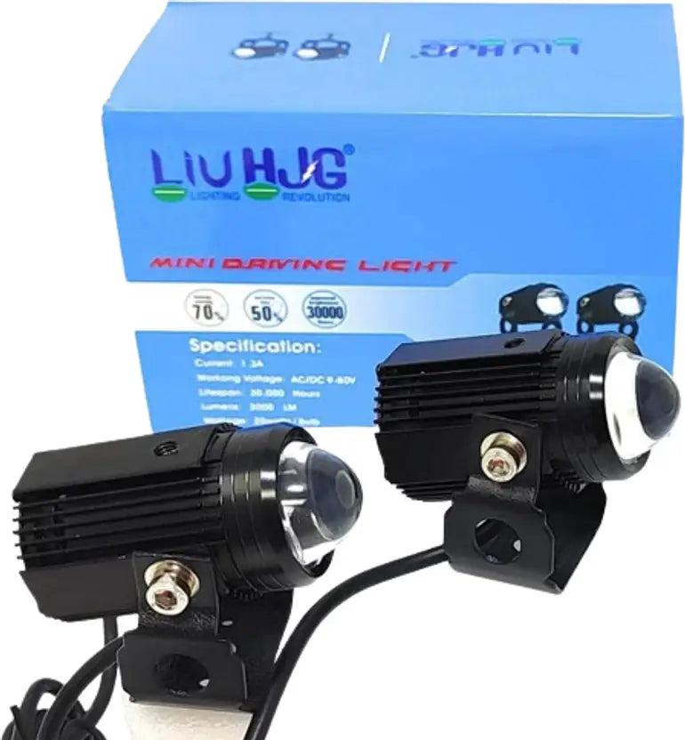 HJG MINI DRIVING LIGHT Fog Lamp Motorbike LED